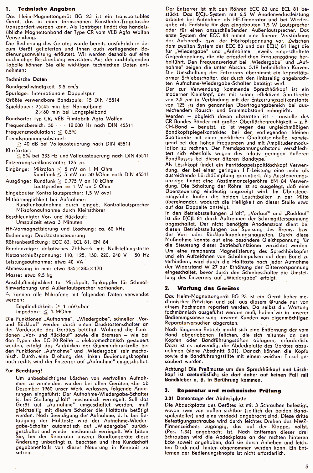 BG23-2, RA 12/60-005