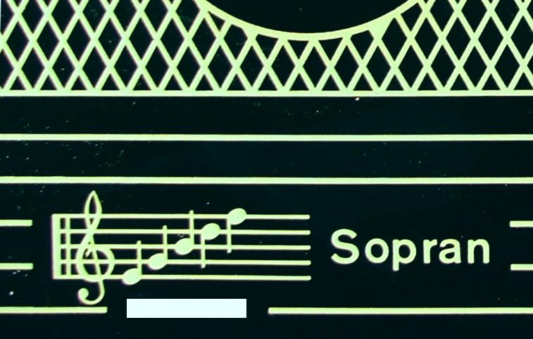 Typ 3, Klangstelleranzeige