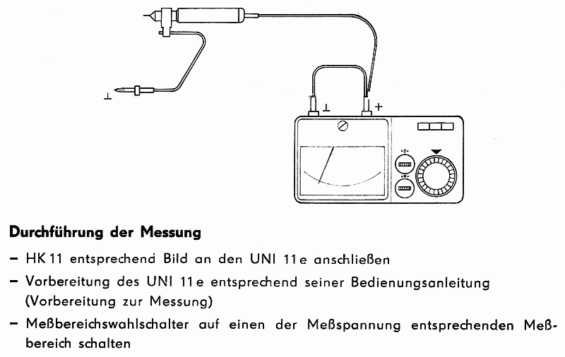 MTM UNI 11e, HF-Tastkopf, BDA 002