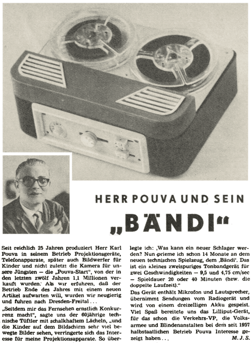 Bericht 02-1, BÄNDI Vorserie