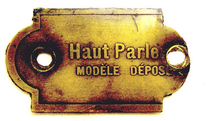 Koffer 003, Typenschild