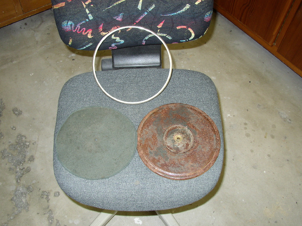 Koffer 004, Plattenteller vorher