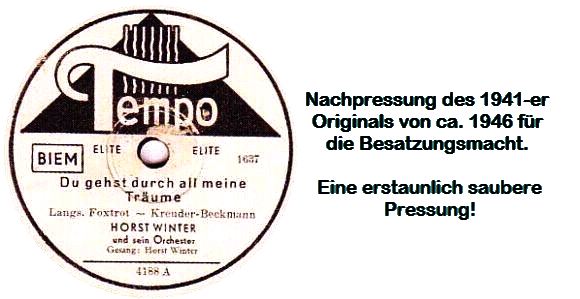 Nachkriegs-Tempo, herausragend gut