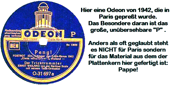 Kriegspressung, Pappkern