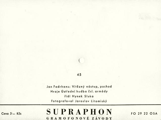 SUPRAPHON, FO 2922 OSA, 02