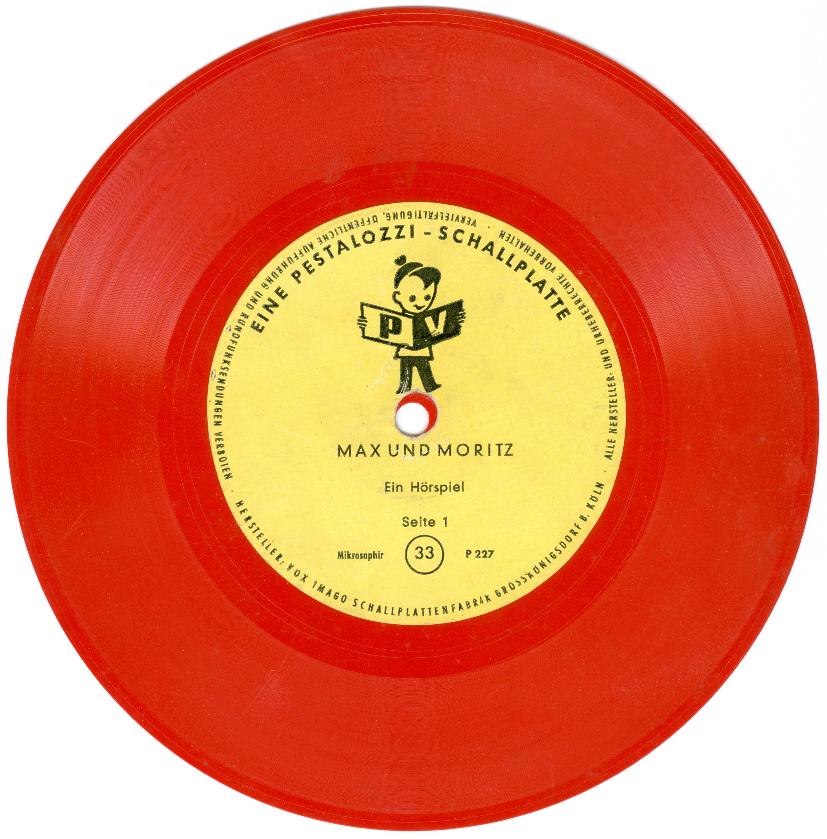 7" Pestalozzi, zweiseitig, 33Upm,