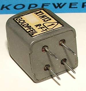 X1H13 - Goldpfeil,  Anschlüsse