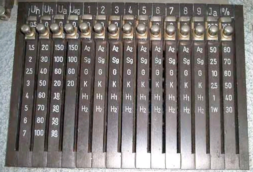 RPG61, 014, Schaltergruppe