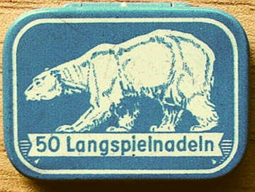 Eisbär Langspielnadel, Döschen oben