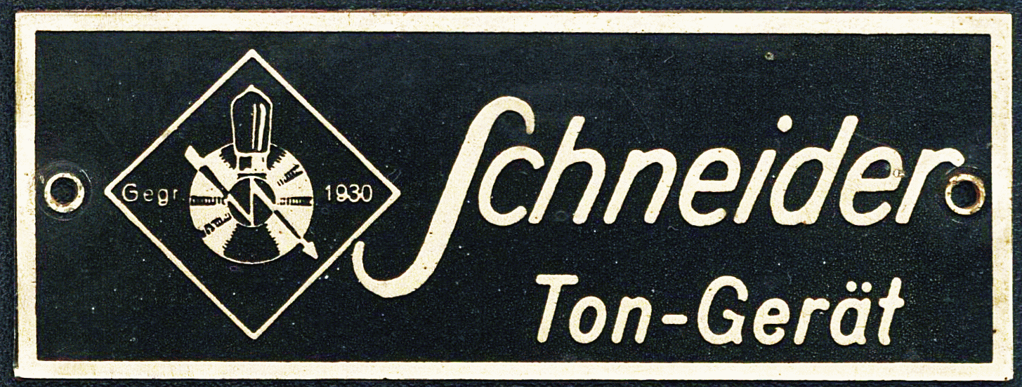 Schneider Fabrikschild