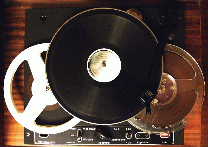 7E84, 052, Überspielung Platte auf Band vorbereitet