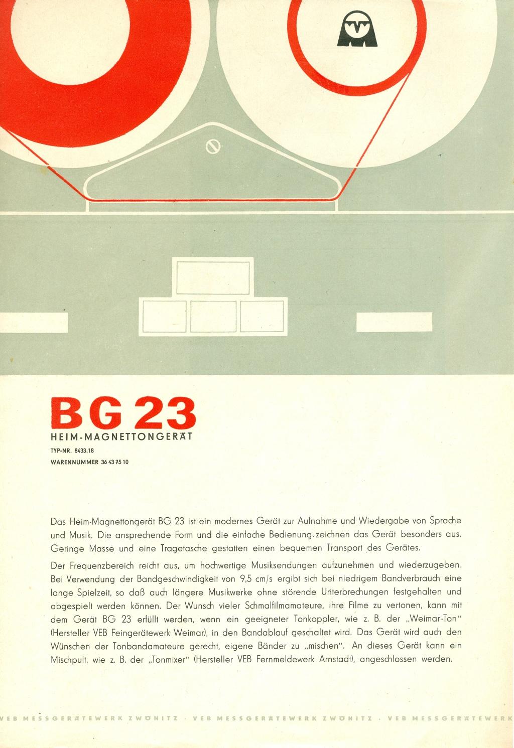 BG23 Werbeblatt 1960 (S1)