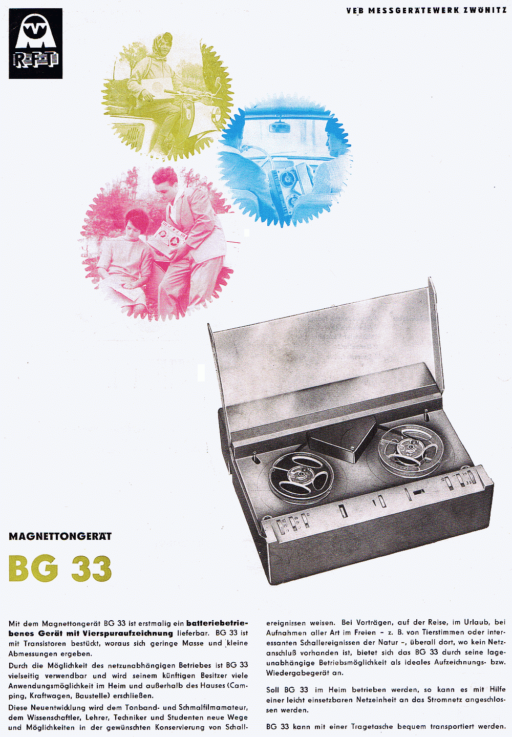 Werbeblatt für BG 33, 001