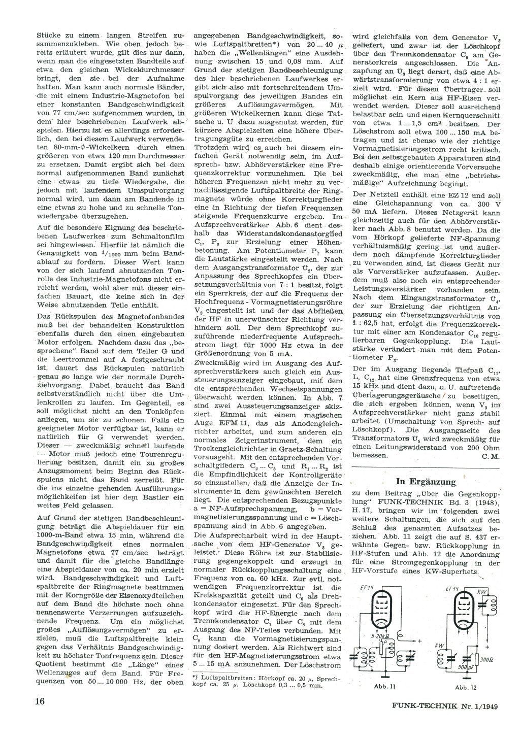 Tonbasteln mit dem Magnetofon (3)