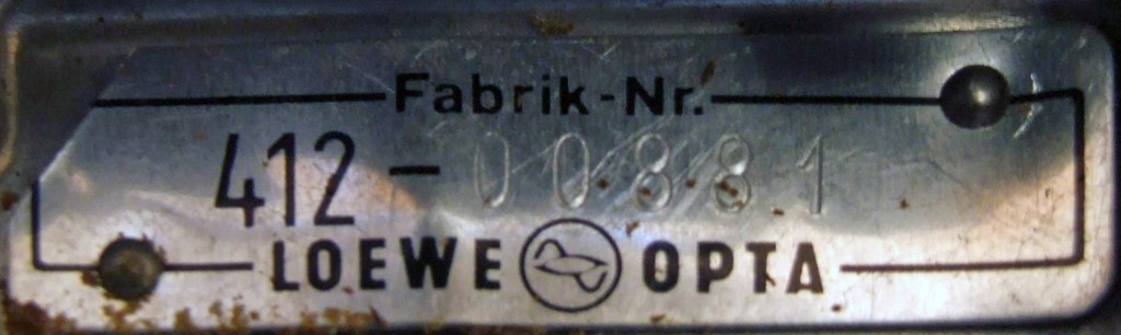 Loewe-Opta 412 (Typ)