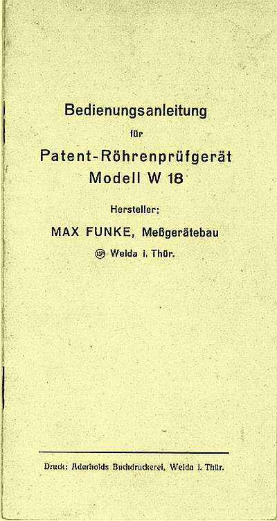 W18 Funke1951, BDA 000