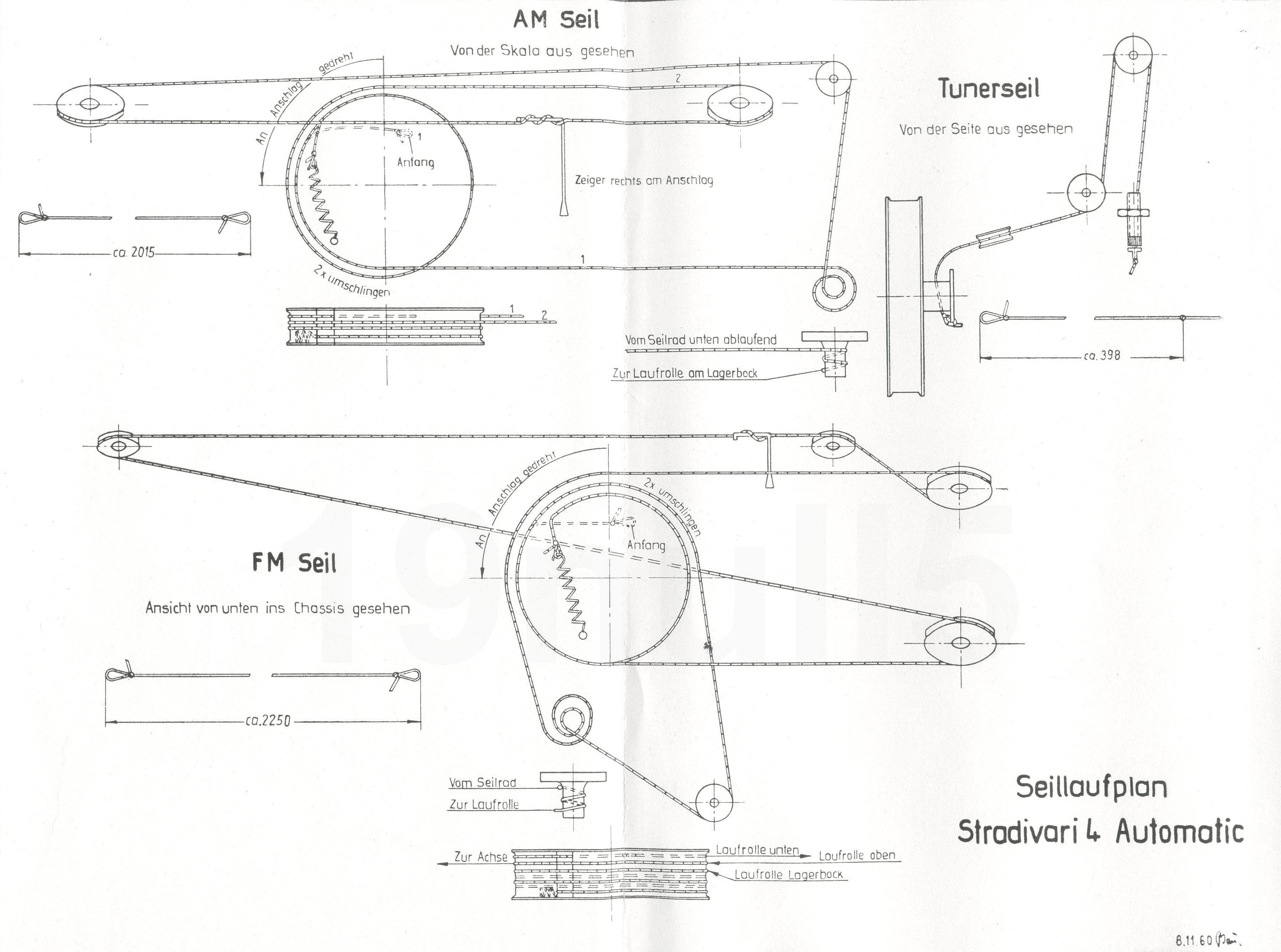 Stradivari 4 Auto Seillaufplan