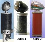 Drei Flaschen im Vergleich