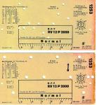 W18K, Prüfkarten : W18